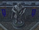 Статуя Теренаса Менетила II в Стратхольме (Warcraft III: Reforged).