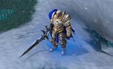 Артас, владеющий Ледяной Скорбью (Warcraft III: Reforged).