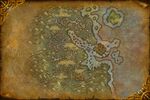 Карта Пылевых топей до разрушения Терамора (World of Warcraft).